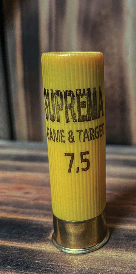 Wes recommends using 20-gauge small-game loads because lessmeat is damaged.